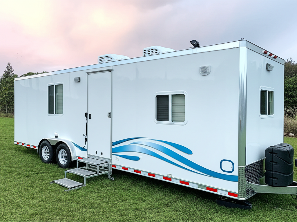 Luxury porta potty for events